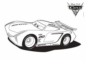 Раскраски Тачки 3