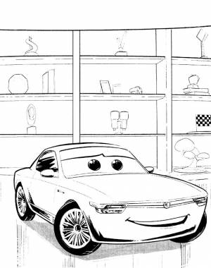 Раскраски Тачки 3  и  онлайн