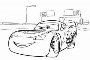 Маквин машина раскраска