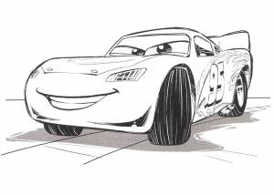 Раскраски Тачки 3