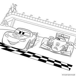 Раскраски Тачки 3 молния маквин