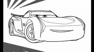 Раскраски Тачки 3 молния маквин