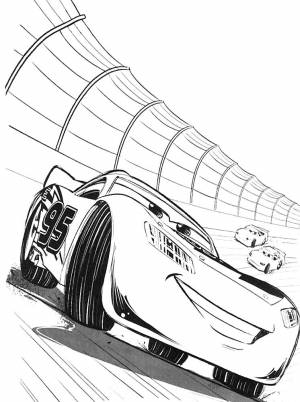 Раскраски Тачки 3  и  онлайн