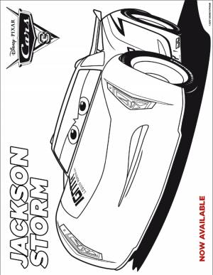 Джексон шторм раскраска
