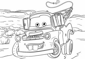 Раскраски Тачки