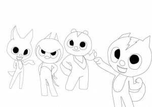 Раскраски Минифорс х