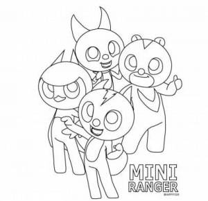 Раскраски МиниФорс