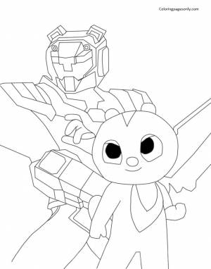 Раскраска минифорс х