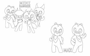 Раскраска Минифорс