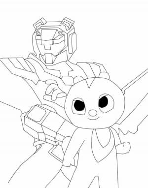 Раскраски Минифорс x