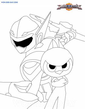 Раскраски Минифорс x