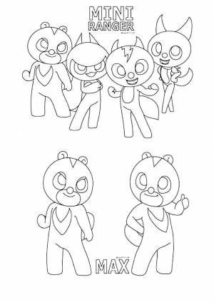 Раскраска Минифорс