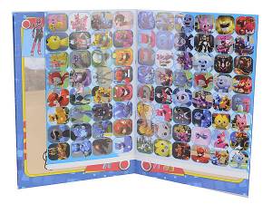 Раскраска Минифорс глитер