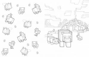 MINECRAFT Официальная раскраска
