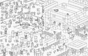 MINECRAFT Официальная раскраска