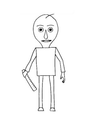 Раскраски Балди