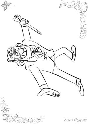 Балди раскраска