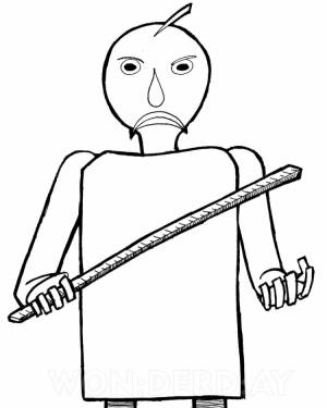 Раскраски балди