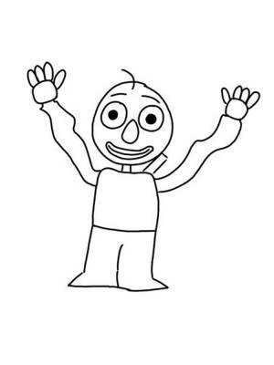 Раскраски Балди