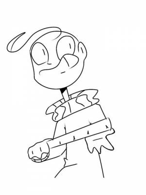 Раскраски Балди   в формате