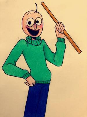 Балди раскраска