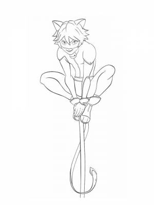 Раскраски Леди Баг и Супер кот   в формате