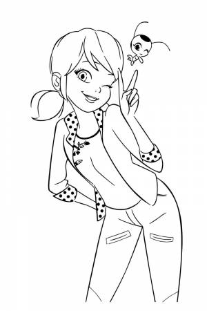 Раскраски леди баг