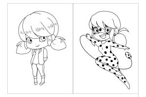 Раскраска Адриан Агрест