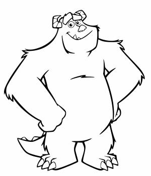 Бесплатно  раскраски «Корпорация Монстр»