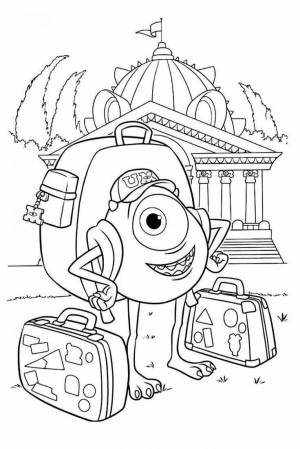 Раскраска корпорация монстров