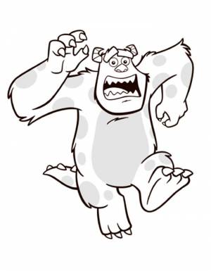 Раскраска Университет Монстров