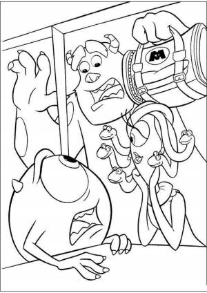 Раскраска корпорация монстров