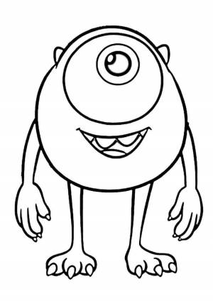 Раскраска корпорация монстров