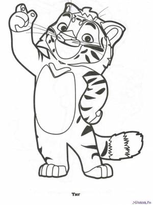 Раскраска Тиг 4