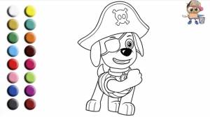 Раскраска для детей ЩЕНЯЧИЙ ПАТРУЛЬ