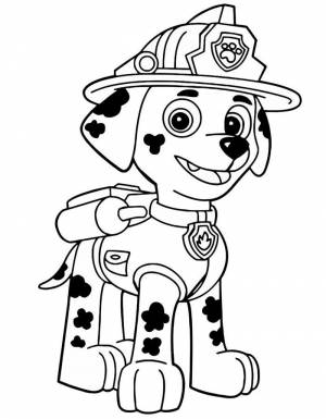 Раскраска Щенячий патруль