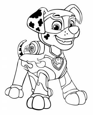 Раскраски крепыш мега щенок