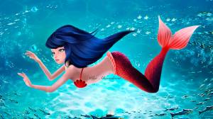 Леди Баг, Хлоя и Аля русалочки