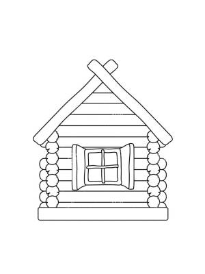 Нарисовать избушку