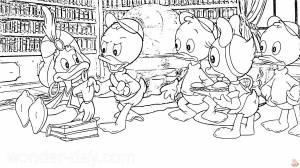 Проявите творческий подход с помощью раскраски «Утиные истории»