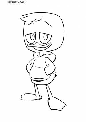 Раскраски Утиные истории