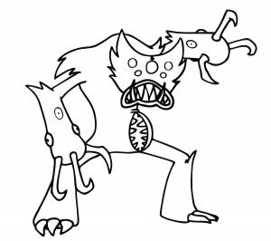 Раскраска к вилли