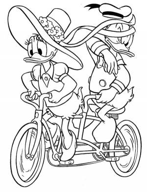 Раскраска мультсериал Утиные истории