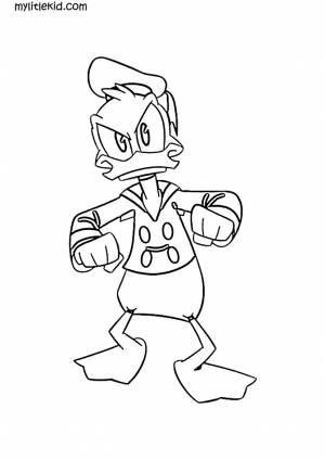 Раскраски Утиные истории