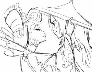 Раскраска Райя и последний дракон