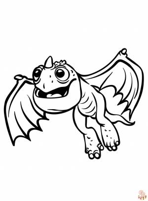 Проявите творческий подход с помощью раскраски Как приручить дракона
