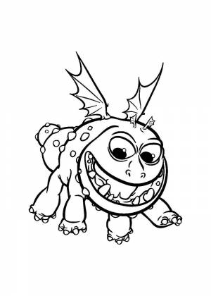 Раскраски Как приручить дракона