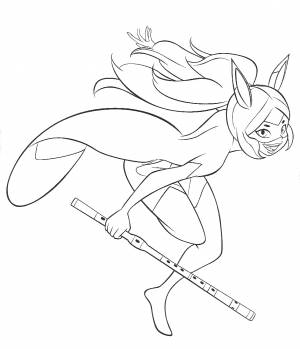 Раскраска Леди Баг и Супер Кот