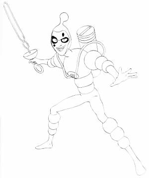 Раскраски Леди Баг и Супер-Кот Пузырь