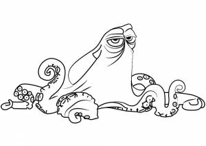 Раскраска В Поисках Дори